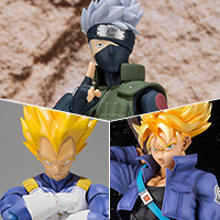 [魂ウェブ商店] フィギュアーツZERO EX トランクス、S.H.Figuarts ベジータ、はたけカカシの3商品受注開始！