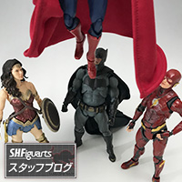 [S.H.Figuarts スタッフブログ] S.H.Figuarts『ジャスティス・リーグ』シリーズの工場サンプルをご紹介！