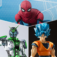 [一般店頭7月13日発売] 孫悟空、仮面ライダーウォズ、スパイダーマンの3アイテムが新発売！