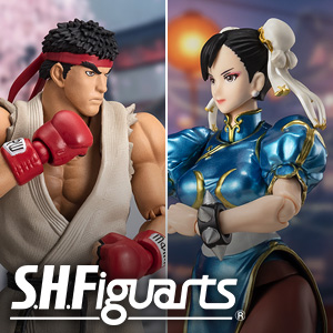 【S.H.Figuarts】『ストリートファイター』より、「リュウ」「春麗」がS.H.Figuartsに再び登場！