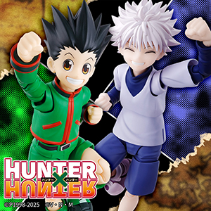 【HUNTER×HUNTER】「ゴン」と「キルア」がS.H.Figuartsに登場！