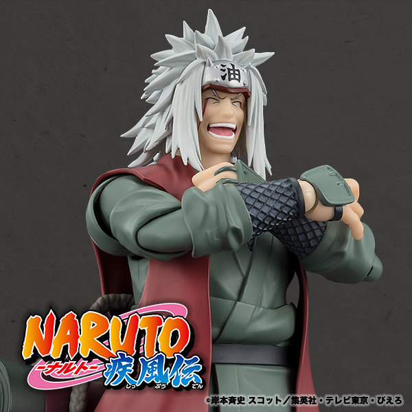 【NARUTO-ナルト- 疾風伝】「自来也 -仙術極めし木ノ葉の豪傑- 仙人モードセット」がS.H.Figuartsに登場！