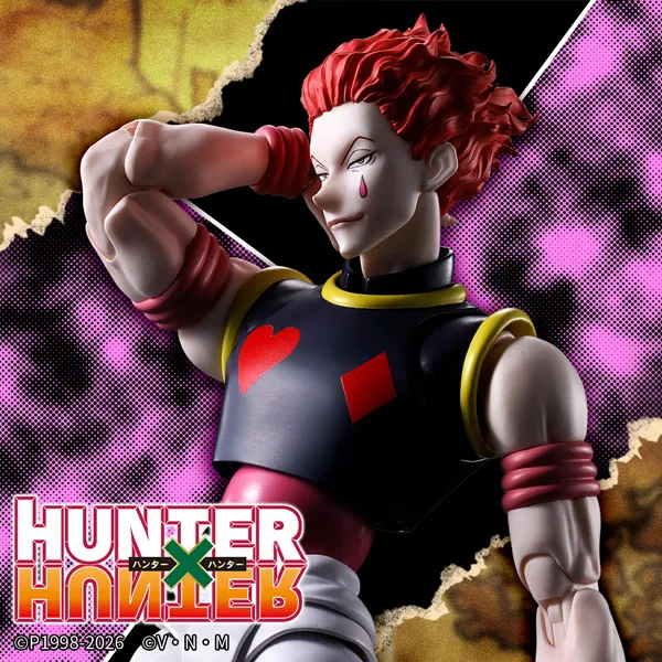 【HUNTER×HUNTER】「ヒソカ」がS.H.Figuartsに登場！