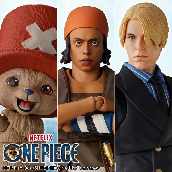 【ワンピース】『A Netflix Series: ONE PIECE』の「チョッパー」「サンジ」「ウソップ」の商品情報公開！