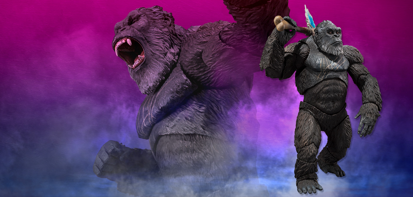 ゴジラxコング 新たなる帝国 フィギュア S.H.MonsterArts KONG FROM GODZILLA x KONG: THE NEW EMPIRE (2024)
