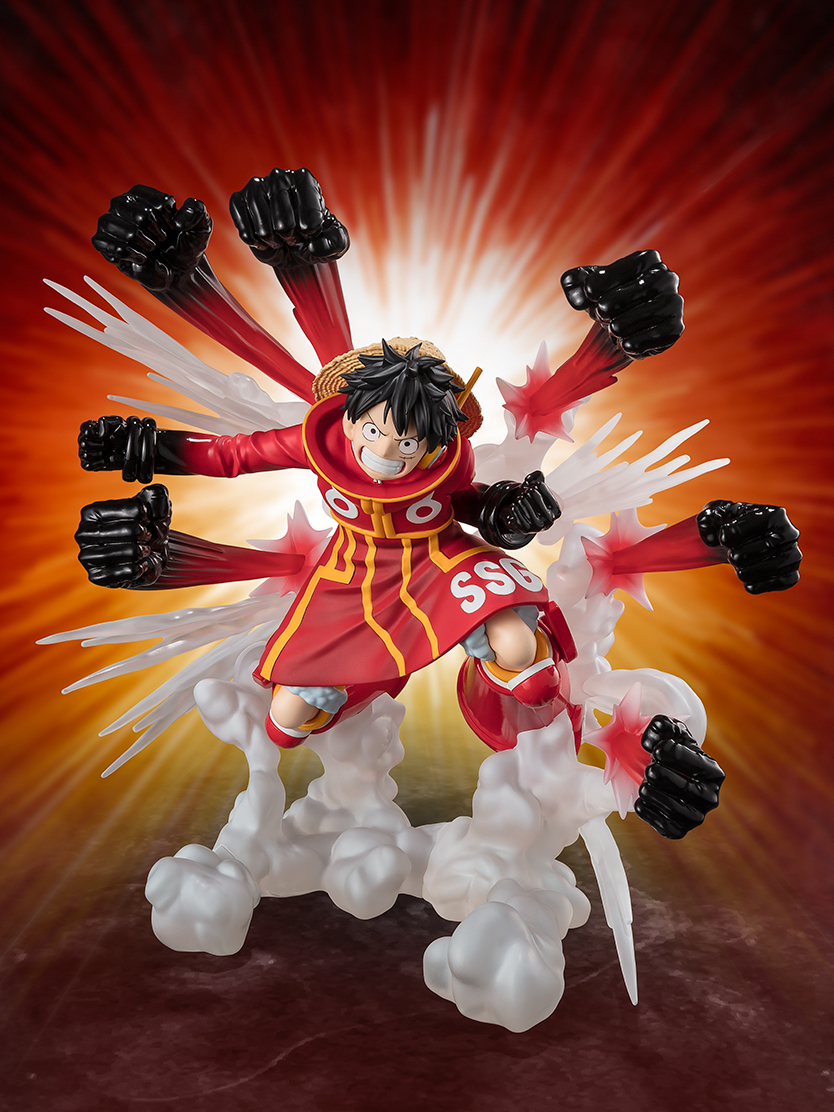 ONE PIECE フィギュア フィギュアーツZERO ［超激戦］モンキー・D・ルフィ -ゴムゴムの鷹銃乱打-