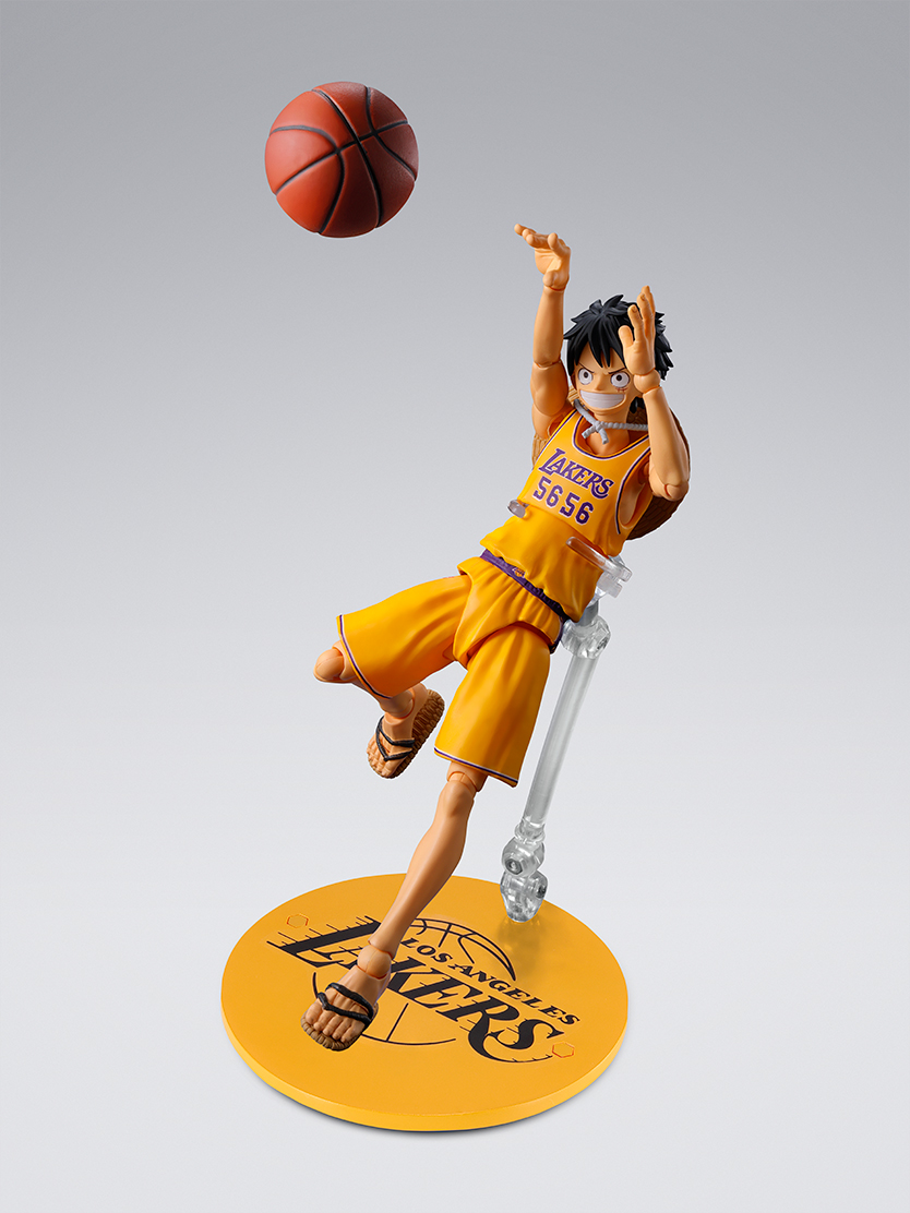 ワンピース フィギュア S.H.Figuarts ONE PIECE×NBA モンキー・D・ルフィ -LOS ANGELES LAKERS ver.-