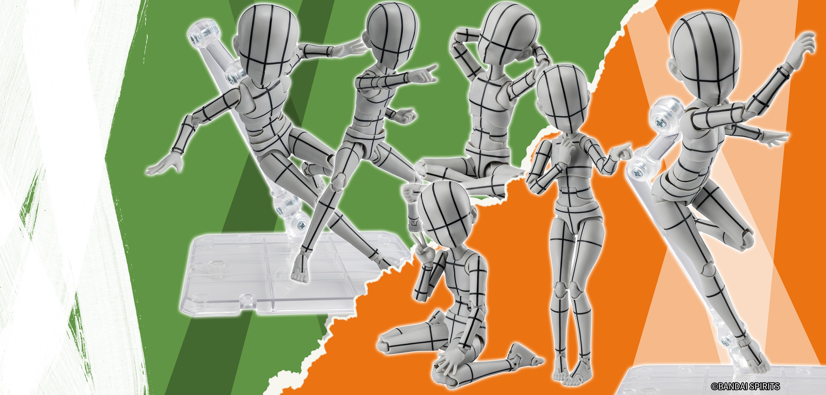 ボディくん -杉森建- Edition-ワイヤーフレーム-(Gray Color Ver.)