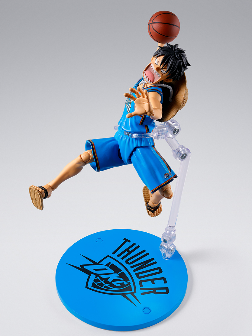 ワンピースフィギュア S.H.Figuarts ONE PIECE×NBA モンキー・D・ルフィ -OKLAHOMA CITY THUNDER ver.-