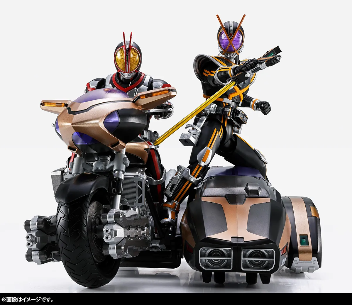 超巨大可変型バリアブルビークル登場！魂ウェブ商店受注中「S.H.Figuarts サイドバッシャー」＆3次抽選販売受付中「S.H.Figuarts（真骨彫製法） 仮面ライダーカイザ」ご紹介