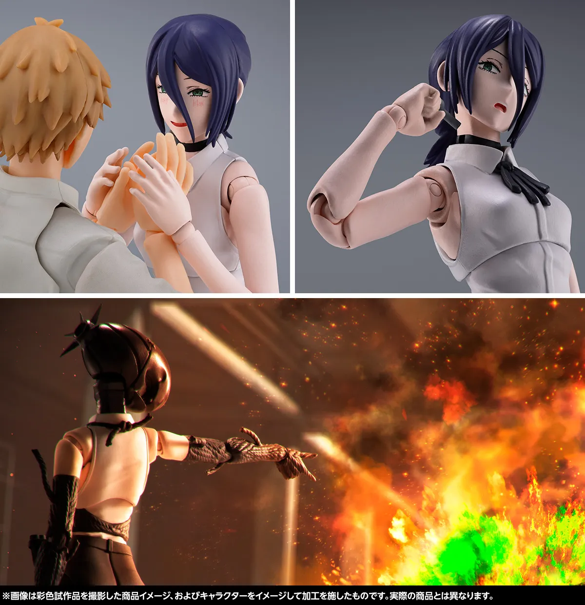 劇場版『チェンソーマン レゼ篇』公開中！魂ウェブ商店受注中　S.H.Figuartsレゼ、ボムご紹介