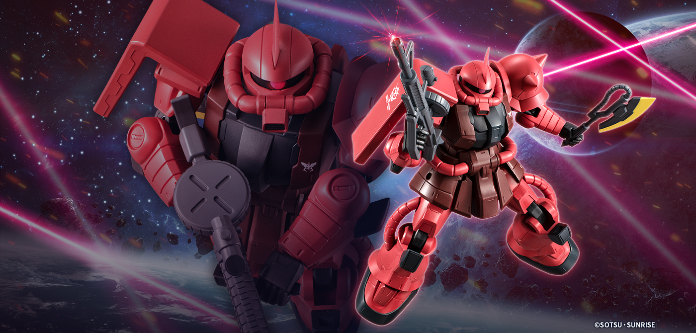 GUNDAM UNIVERSE MS-06S CHAR'S ZAKU II(THE ORIGIN Color Ver.)