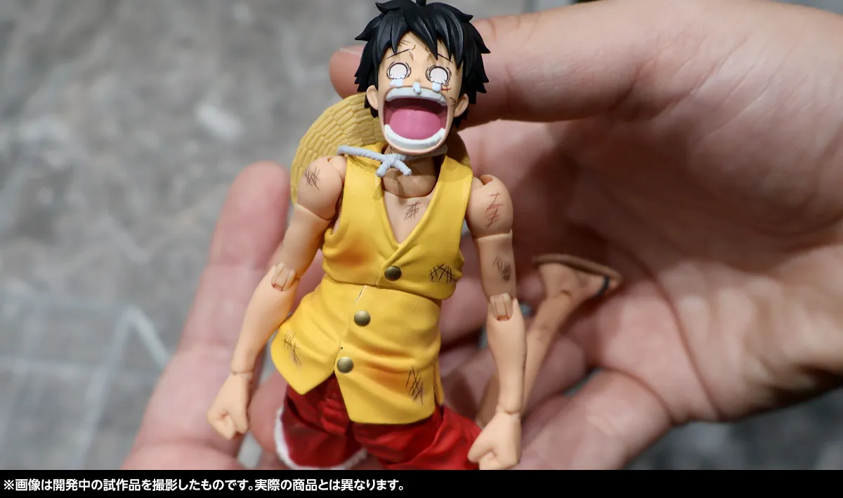 「S.H.Figuarts モンキー・D・ルフィ -マリンフォード頂上決戦-」原型師 長汐 響インタビュー